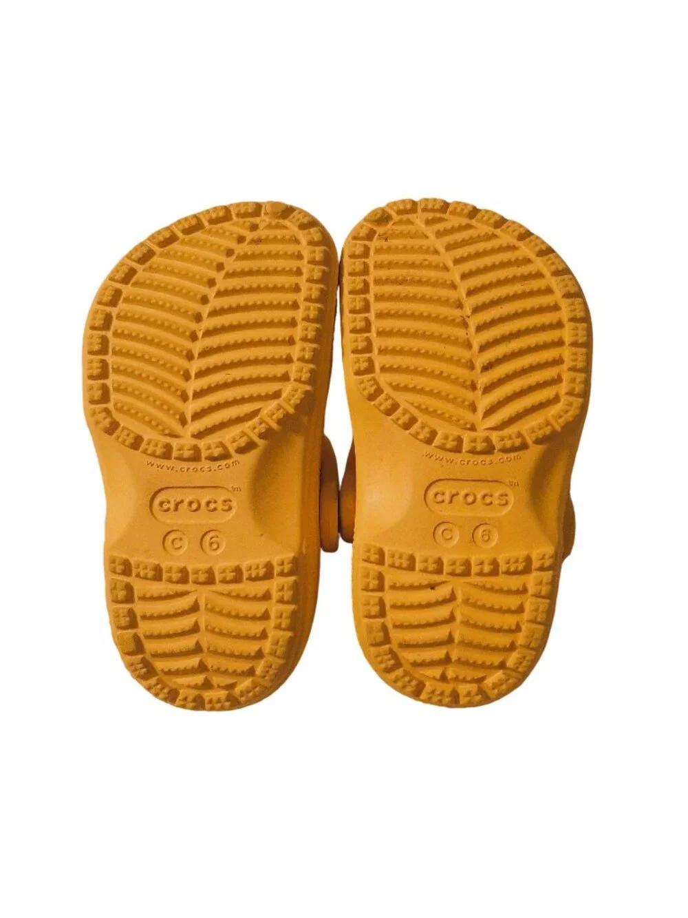 Toddler Yellow Crocs Classic Clogs- Size c6